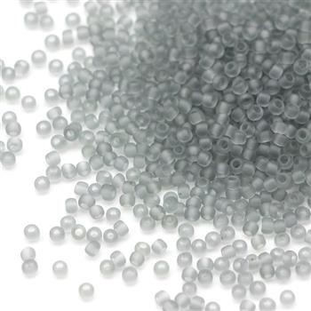 Toho Round 11/0 Transparent-Frosted Gray [10g]