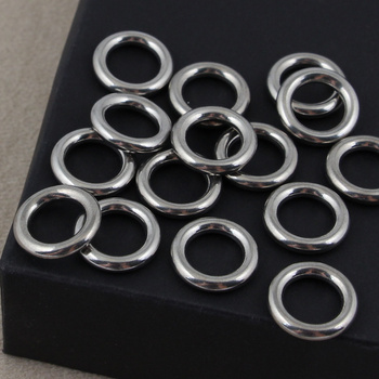 Kółko obręcz ogniwo zamknięte stal szlachetna 16mm