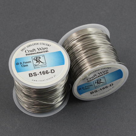 Drut ze stali szlachetnej 0,7mm/13m
