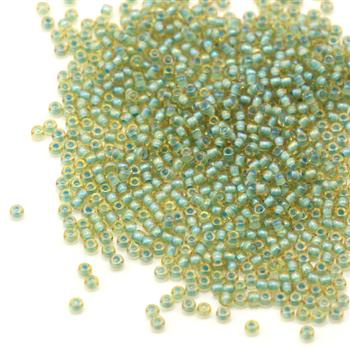 Toho Round 11/0 Ins. Col. Rainbow Lt. Topaz/Sea Foam[10g]