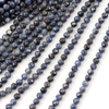 Szafir kula fasetowana 4mm [sznur 39cm]