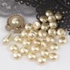 Preciosa Nacre Button-Semi Cream 10mm [2szt]