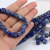 Lapis lazuli z pirytem kostka fasetowana 10mm