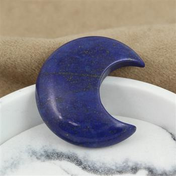 Lapis lazuli kaboszon księżyc 35mm