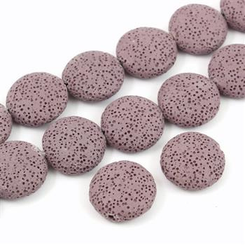 Lawa wulkaniczna fioletowa moneta 22mm