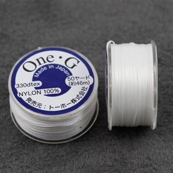 One-G nici nylonowe white 0,25mm [szpula 46m]