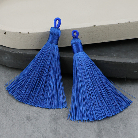 Chwost z pętelką szafirowy 70 mm