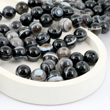 Sardonyks kula gładka 12mm