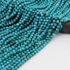 Howlit turkusowy kula fasetowana 4,5mm [sznur 39cm]