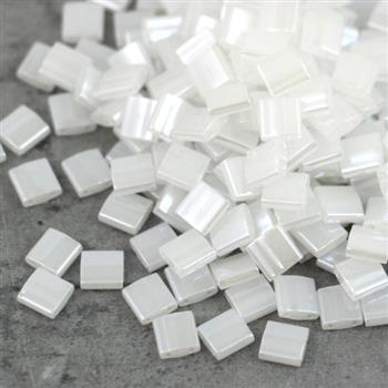 Miyuki Tila Beads 5x5x1,9mm Crystal Ceylon [30szt]