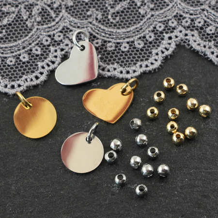 Zestaw do samodzielnego wykonania bransoletek na gumce z AGATU (kulki 6mm)