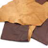 Naturalna skóra licowa kolor ciemny brąz rozmiar L [1szt]