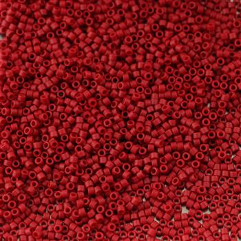 Miyuki Delica 11/0 Opaque Maroon Matted Dyed [5g]