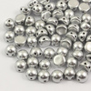 CzechMates Cabochon 7mm Matte Metallic Silver [10szt]