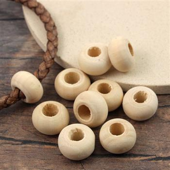 Koralik drewniany oponka 14x9mm [10szt]