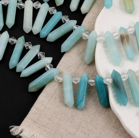 Amazonit zawieszka grot 20-30mm