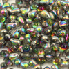 Teardrops Beads Crystal Vitrail Green 6x4mm [20szt]