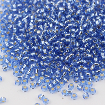 Toho Round 8/0 Silver-Lined Lt Sapphire [10g]