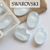 4127 Swarovski Oval Fancy Stones 30x22mm Powder Blue