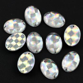 Kaboszon akrylowy jelly disco owal 18x13mm