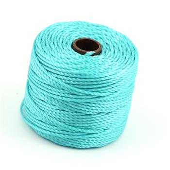 Nici nylonowe S-Lon heavy twist macrame cord AQUA 0,9mm/32m [szpula]