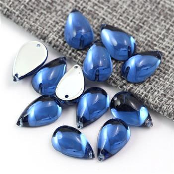 Kaboszon akrylowy jelly niebieska łezka 15x9mm