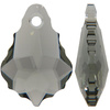 6090 Swarovski Baroque Pendant 16x11mm Black Diamond