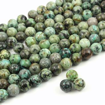 Turkus afrykański kula gładka 10mm