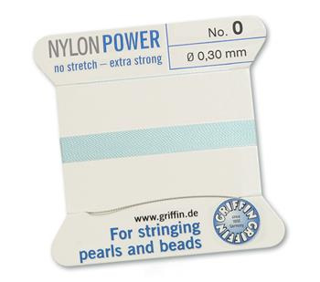 Griffin Nici nylonowe z igłą turquoise 0,30mm [2m]