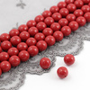 Preciosa Nacre Round Pearl Maxima Cranberry 4mm [10zt]