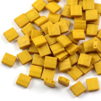 Miyuki Tila Beads 5x5x1,9mm Mustard [30szt]