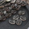 Kwarc dymny owal gładki 18x13mm