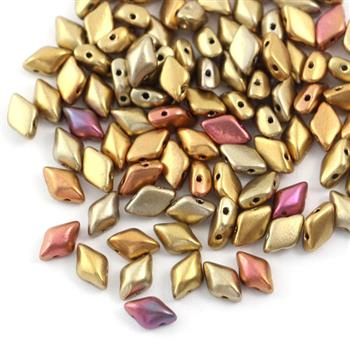 GemDuo 5x8mm Gold Rainbow [20szt]