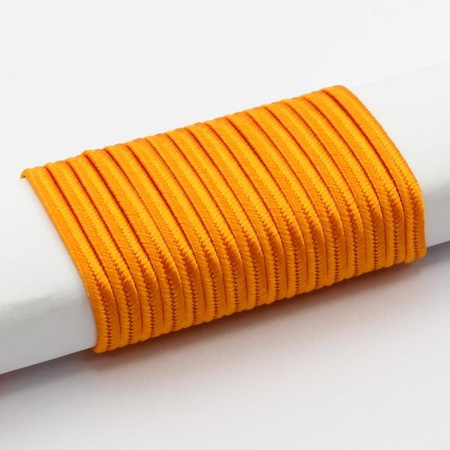 Sznurek sutasz acetat Pega 3mm pomarańczowy [1 metr]