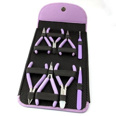 Zestaw narzędzi do robienia biżuterii Orchid szczypce Beadsmith