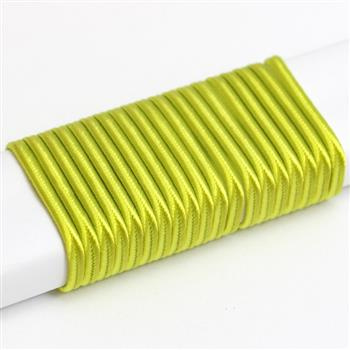 Sznurek sutasz chiński 3mm limetkowy [1 metr]