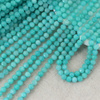 Amazonit kula fasetowana 5mm [sznur 39cm]