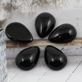 Kaboszon szklany Jet łezka 18x13mm