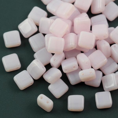 Square 6x6mm Pink Opal [10szt]