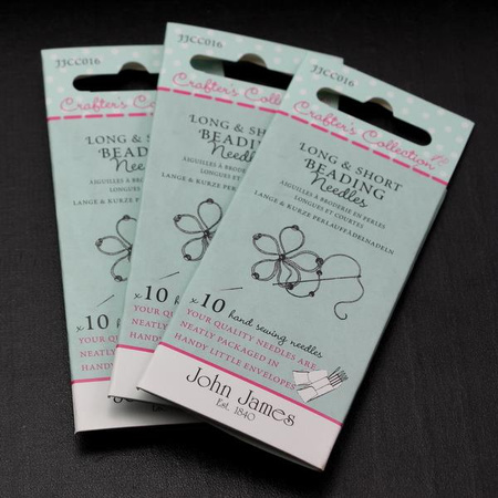 Igły do koralików 10szt Crafter's Collection John James