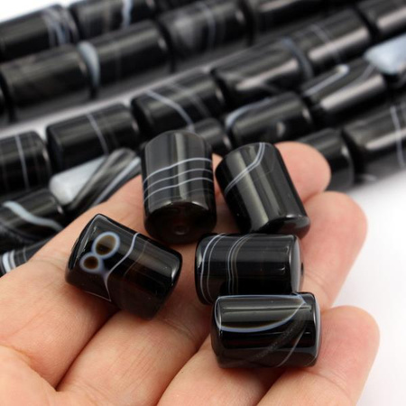 Sardonyks wałek 20x14mm