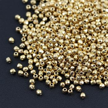 Fire Polish 2mm 24kT Gold Plated HQ [80szt]