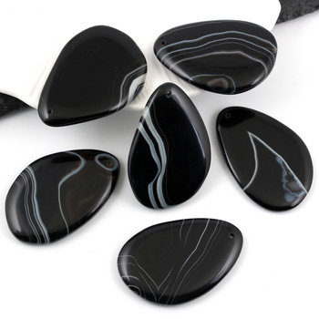 Sardonyks zawieszka plaster losowy wybór