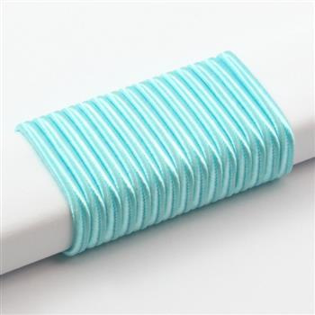 Sznurek sutasz chiński 3mm błękitny [1 metr]