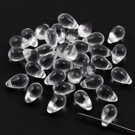 Kropla szklana crystal 10x6mm [10szt]