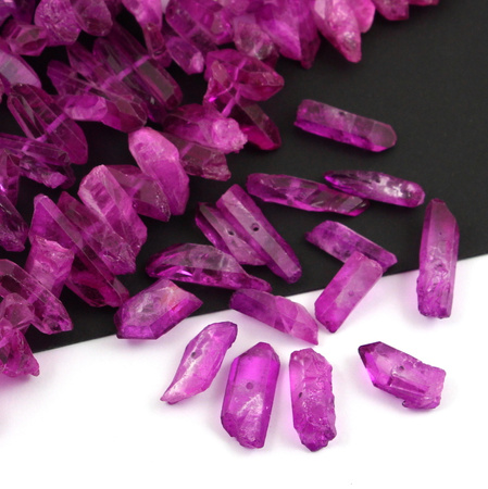 Kwarc fioletowy sopel 15x32mm