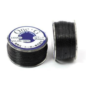 One-G nici nylonowe black 0,25mm [szpula 46m]