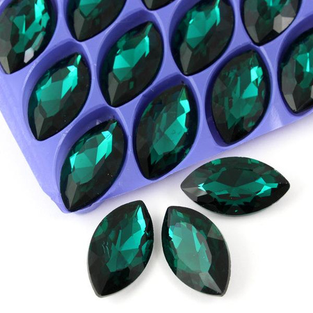 Kaboszon diamentowy wrzeciono emerald 30x17mm [1szt]