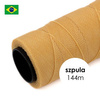 Sznurek do makramy brazylijski woskowany Beige 1mm [szpula 144m]