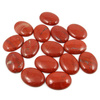 Kaboszon japis czerwony owal 40x30mm